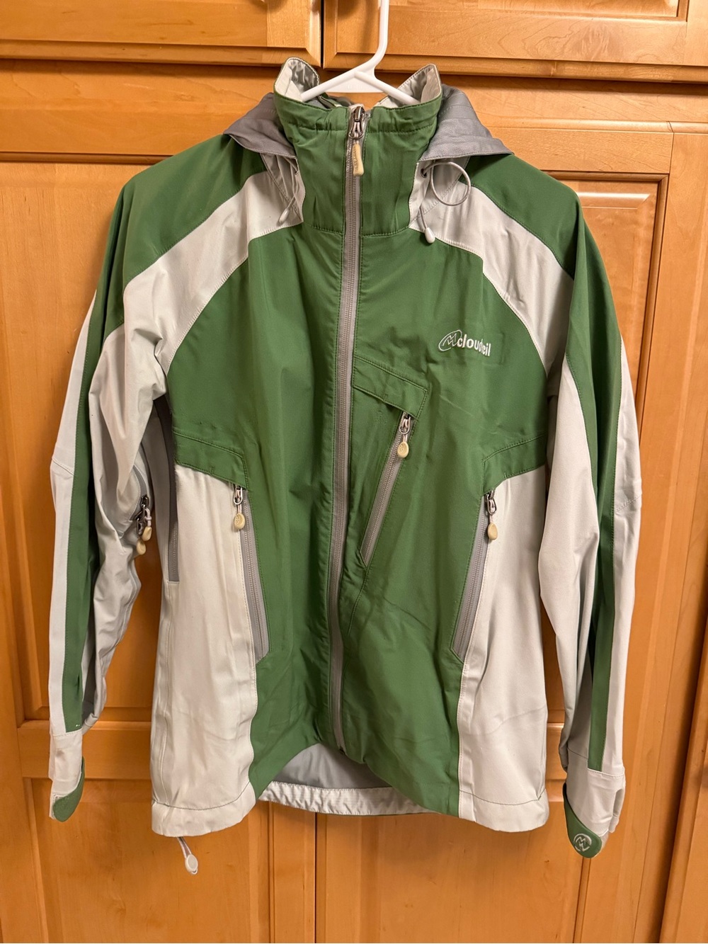 Cloudveil Koven Two-Tone Green Outdoor Shell Jacket